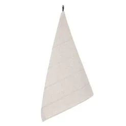 Jokipiin Pellava Laituri 75x50 Cm Valkoinen/beige Käsipyyhe