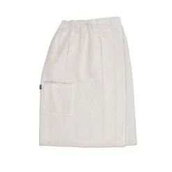 Jokipiin Pellava Laituri 85x145 Cm Valkoinen/beige Tarrapyyhe