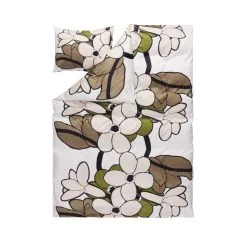 Vallila Kukkatarha Satiini Pussilakanasetti