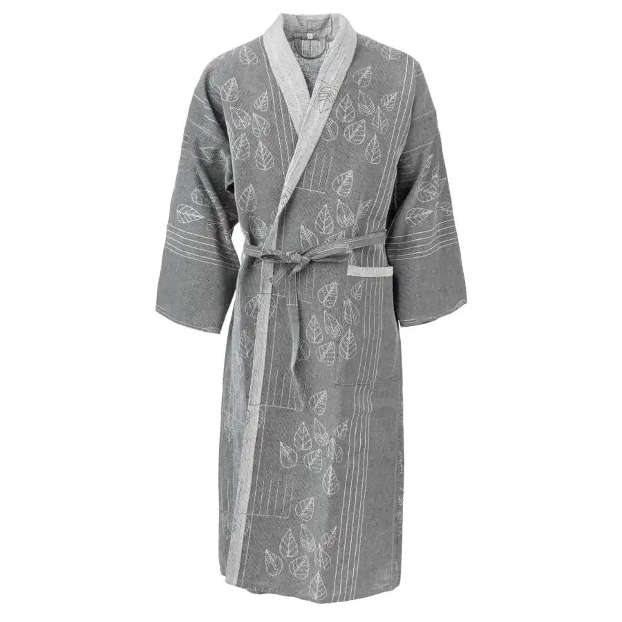 Alajärven Kotitekstiili Lehtimetsä Saunatakki 3 Alajärven Kotitekstiili Lehtimetsä Saunatakki