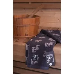 Pikkupuoti Harmaa Poro 70x140 Cm Kylpypyyhe