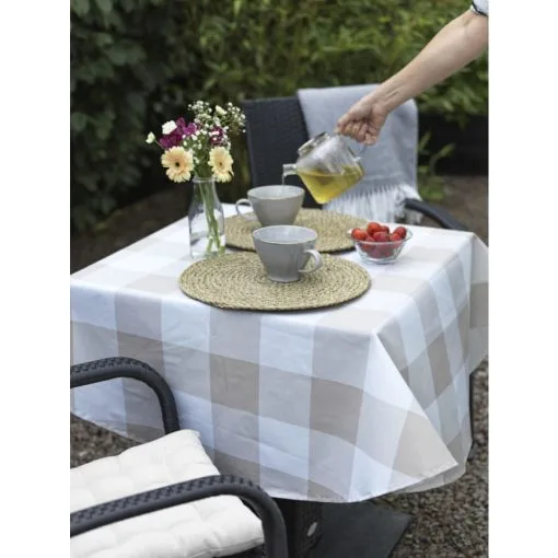 Noble House Check Pyöreä Pöytäliina -Matot boutique 7318161452259 2