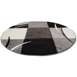 K/M Matt & Tekstilgrossisten K/M London Tilkku Pyöreä Matto -Matot boutique 7340124718836 3