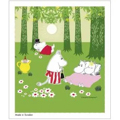 Muumi Optodesign Vehreä Kesä Tiskiliina